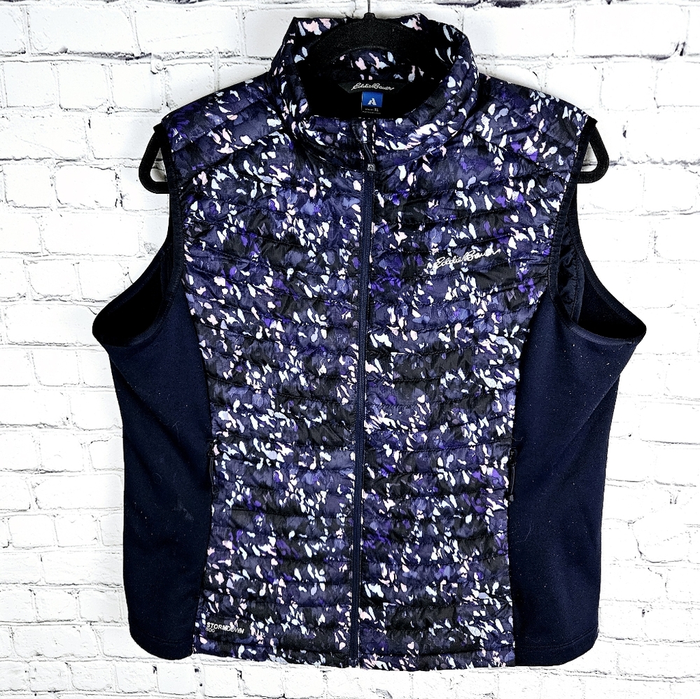 EDDIE BAUER | First Ascent Stormdown goose down filled quilted puffer vest